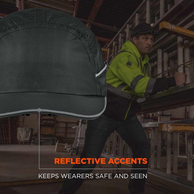 Reflective accents: keeps wearers safe and seen