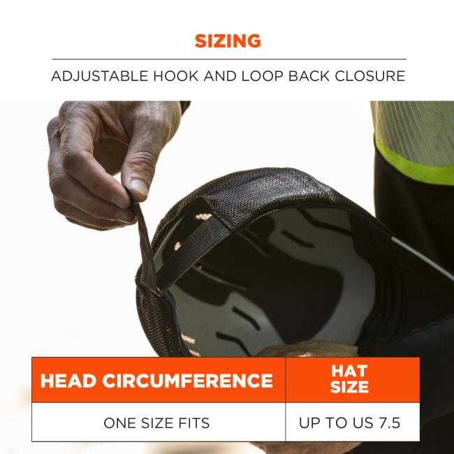 Sizing: one size fits most with adjustable hook and loop back closure image 6
