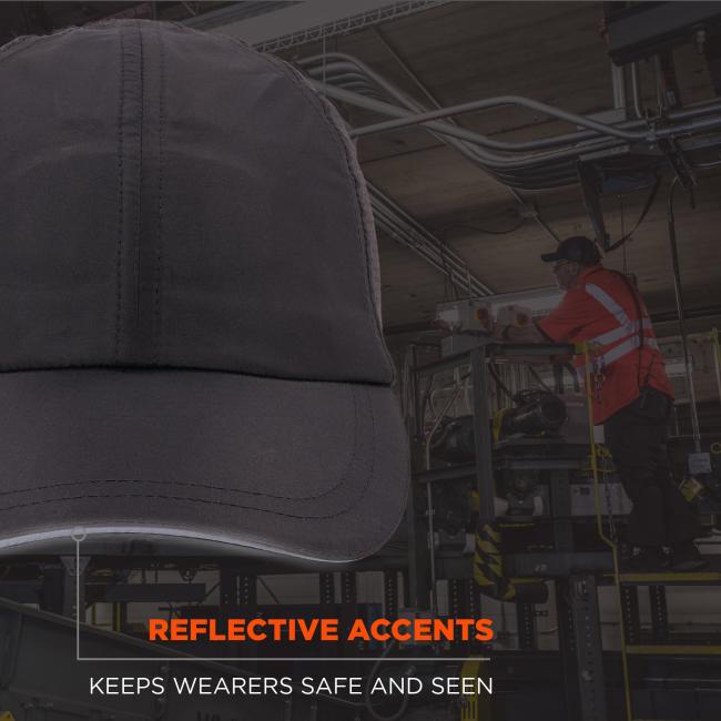 Reflective accents to keep wearers safe and seen
