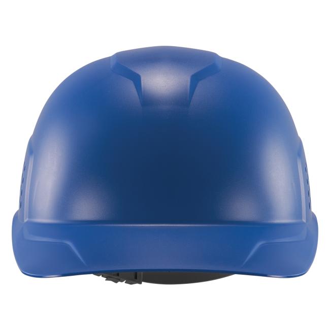 front view of hard shell vented bump cap