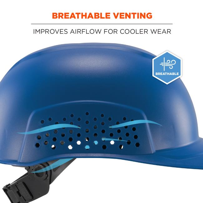Breathable venting: improves airflow for cooler wear