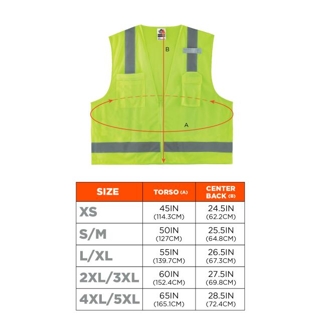 Size chart for sizes XS - 4XL/5XL. Screen readers, please view size chart after color selector for optimal experience.