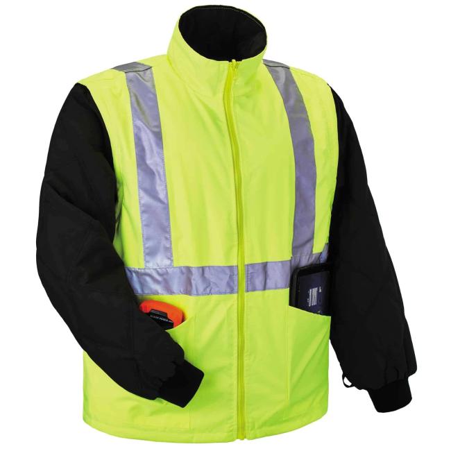 Liner with propped pockets