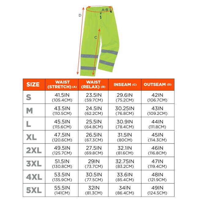 Size chart for sizes S through 5XL. Screen readers please view HTML size chart after color selections, for best experience.