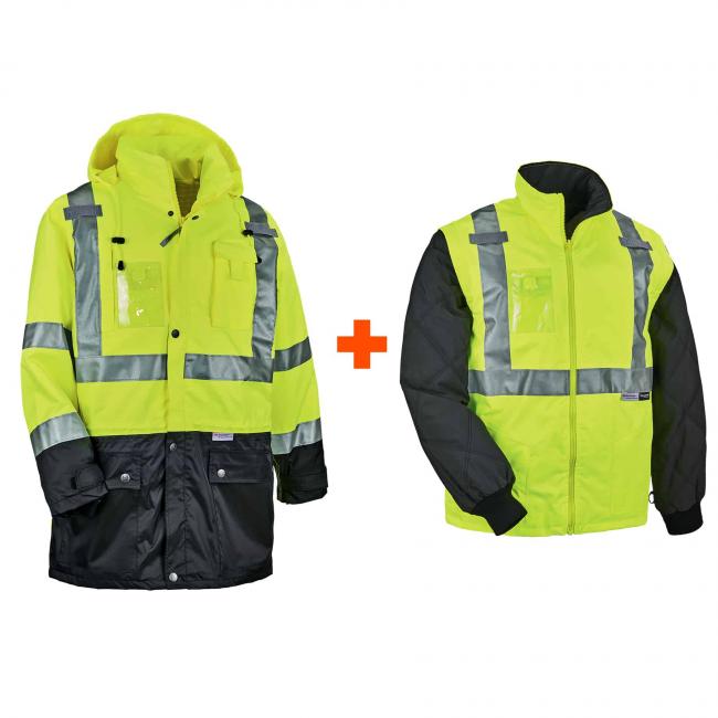 jacket + thermal vest