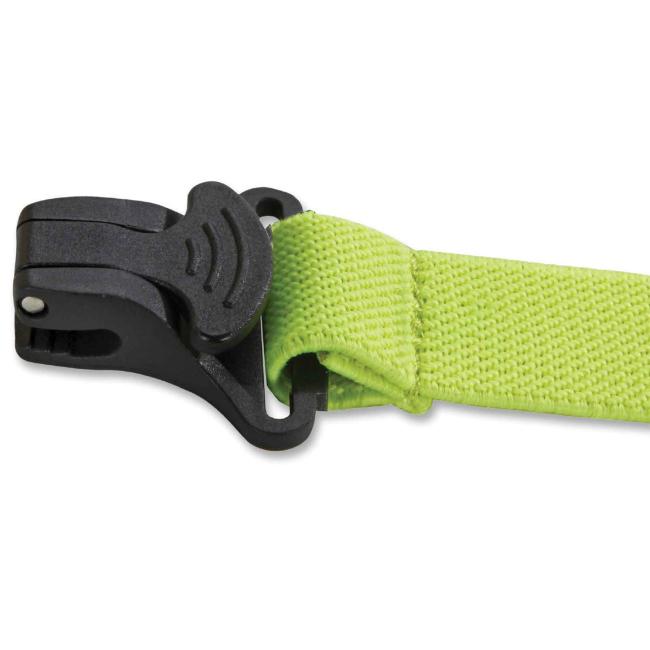3155 Standrd Lime Elastic Hard Hat Lanyard with Clamp hard-hat-lanyard image 2