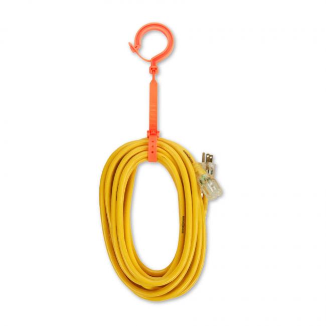 3540 11.8" (30cm) Orange Large Locking Hook Cable Ties image 2