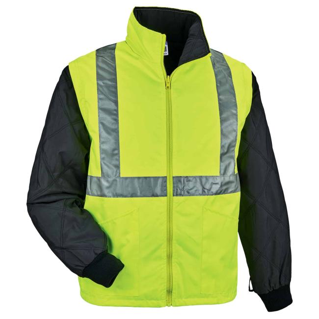 4-in-1 Hi-Vis Winter Jacket Parka | Ergodyne