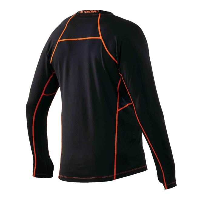 6435 M Black Base Layer Thermal Long Sleeve Work Shirts image 1