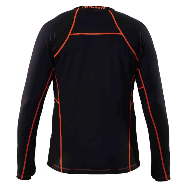 6435 M Black Base Layer Thermal Long Sleeve Work Shirts image 4