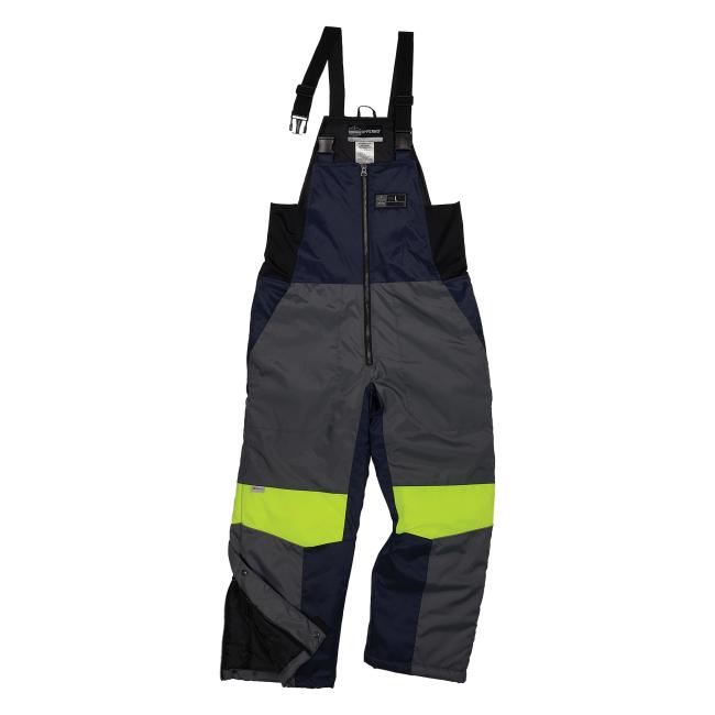 Front of 6477 insulated freezer bib overalls