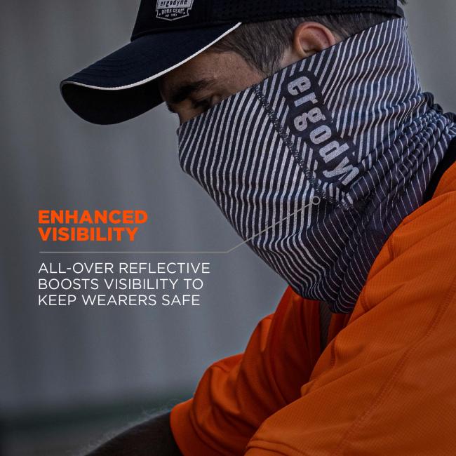 Enhanced visibility all over reflective boosts visibility to keep wearers safe