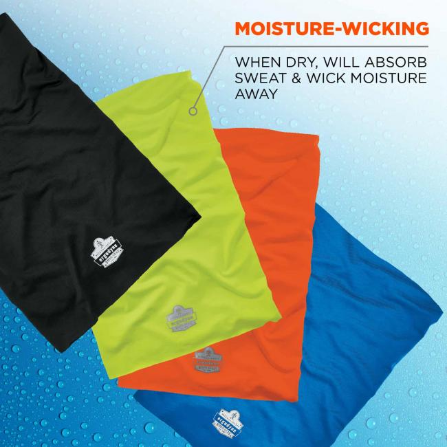 moisture wicking: when dry, will absorb sweat and wick moisture away image 4