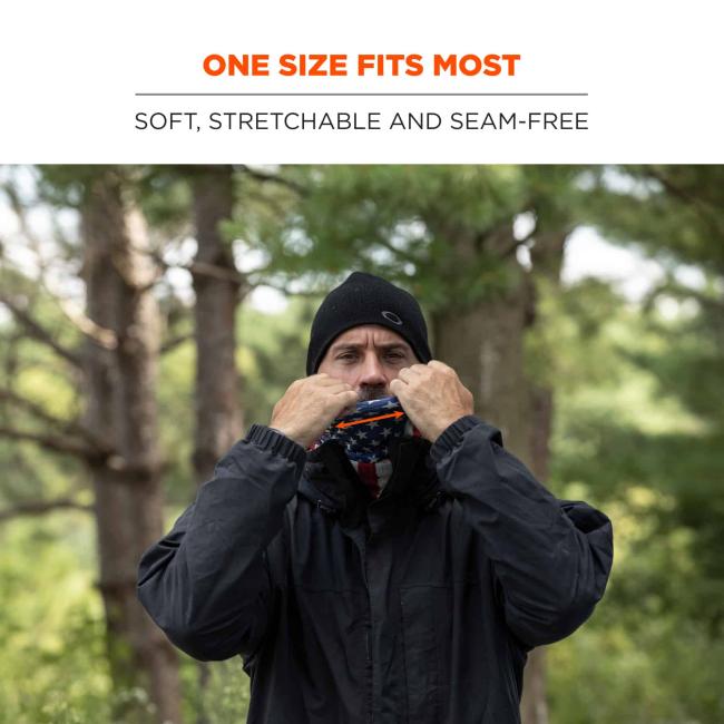 One size fits most: soft, stretchable and seam-free.