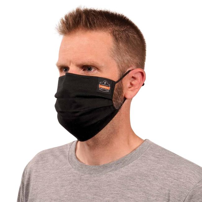 Mask on model