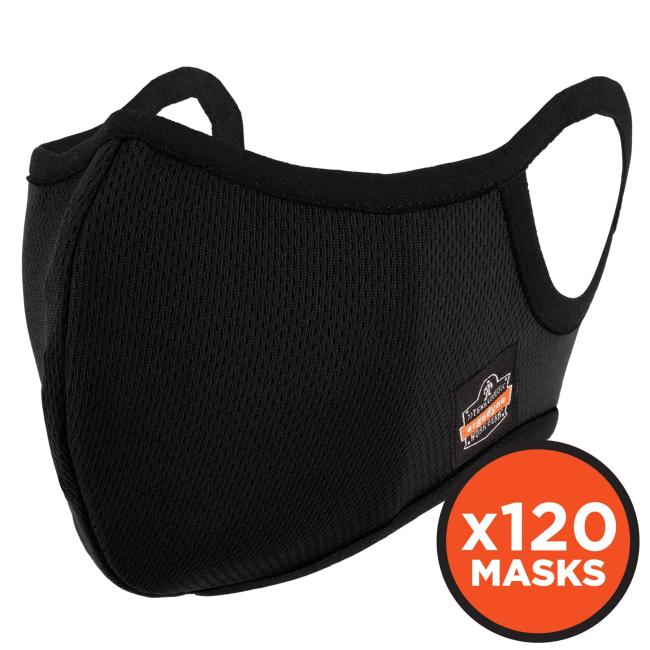 Three quarter view of face mask - x120 masks