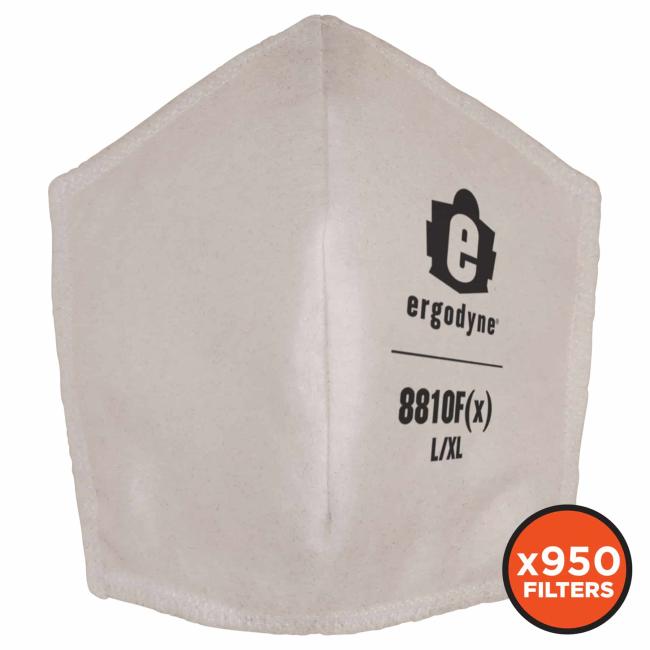 Front of face mask cover replacement filter - x950 filters.