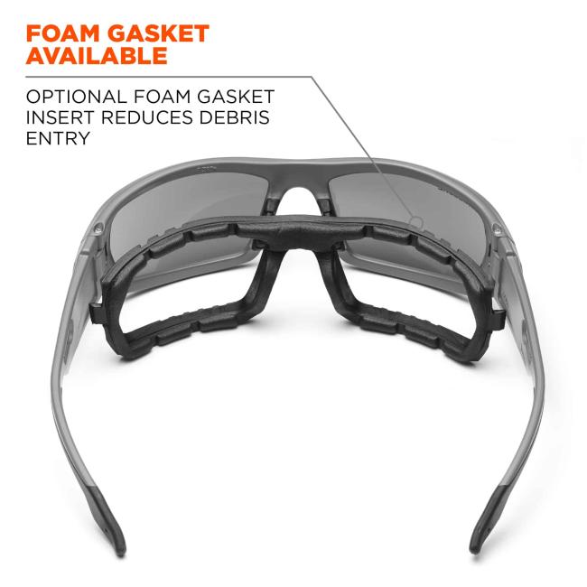 Foam gasket available: option foam gasket insert reduces debris entry.