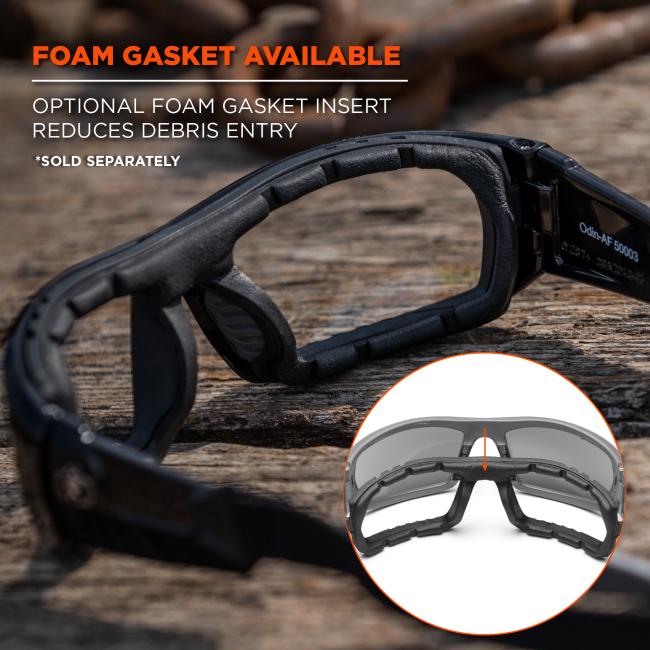 Foam gasket available: optional foam gasket insert reduces debris entry. Sold seperately