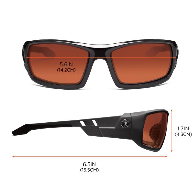 Odin Polarized Safety Glasses, Sunglasses | Ergodyne