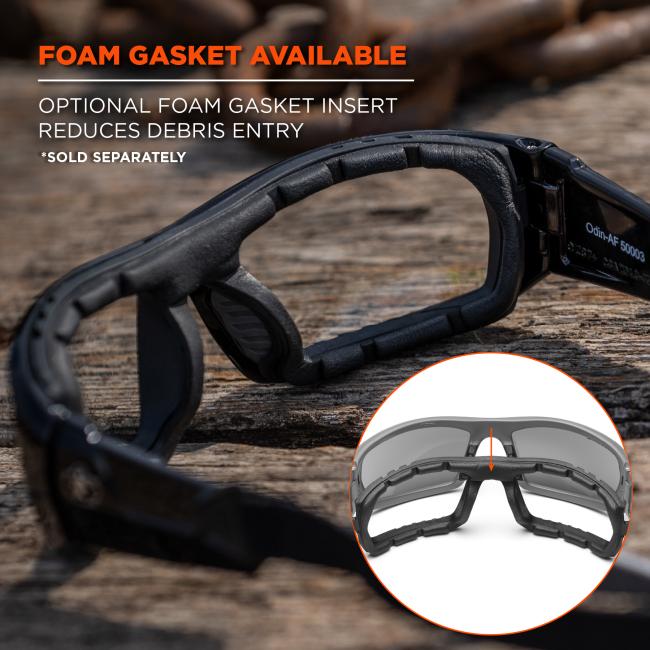 Foam gasket available: optional foam gasket insert reduces debris entry. Sold seperately