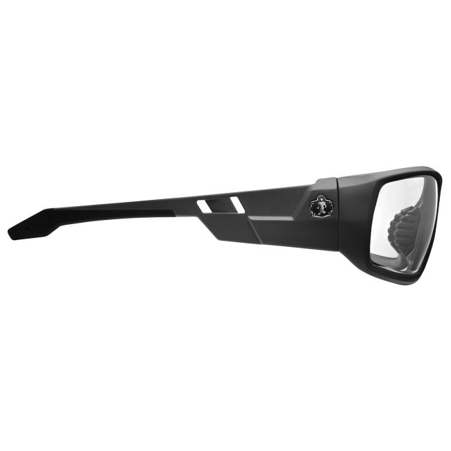 Profile view of Odin anti-scratch and enhanced anti-fog safety glasses