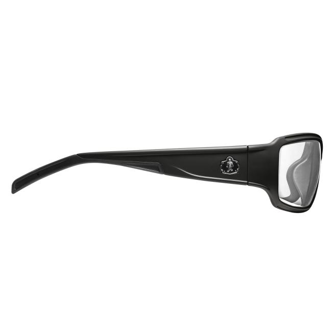 Side profile view of thor anti-fog anti-scratch safety glasses