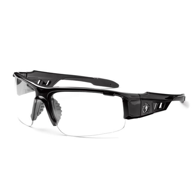 3-quarter view of dagr safety glasses