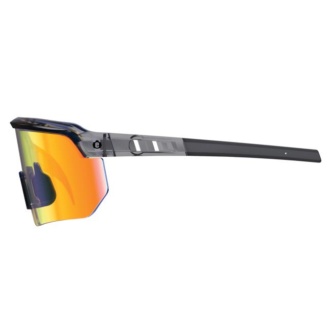 Left profile view of aegir safety glasses