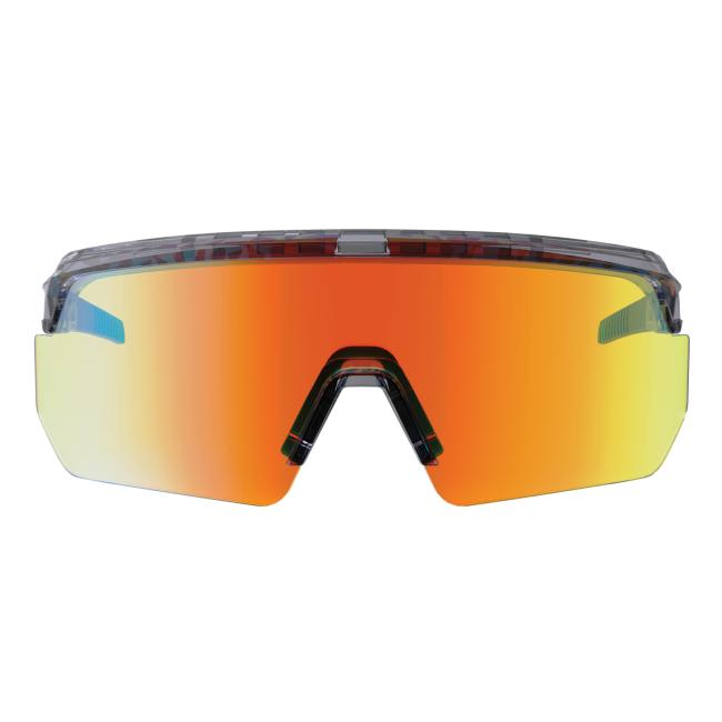 Front view of aegir polarized mirror safety glasses
