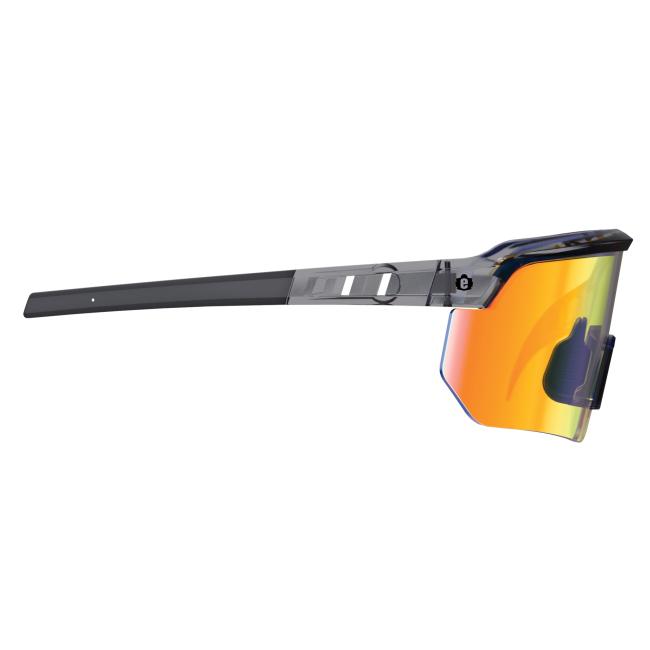 Right profile view of aegir polarized mirror safety glasses