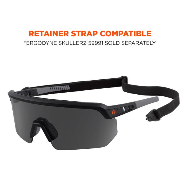 Retainer strap compatible, strap not included