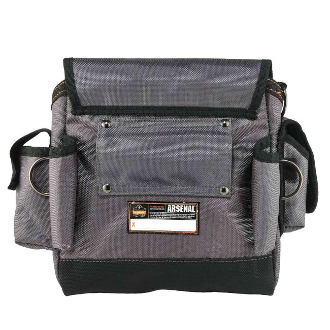 5518 Gray Topped Tool Pouch - Loop Attachment Tool Pouch image 4