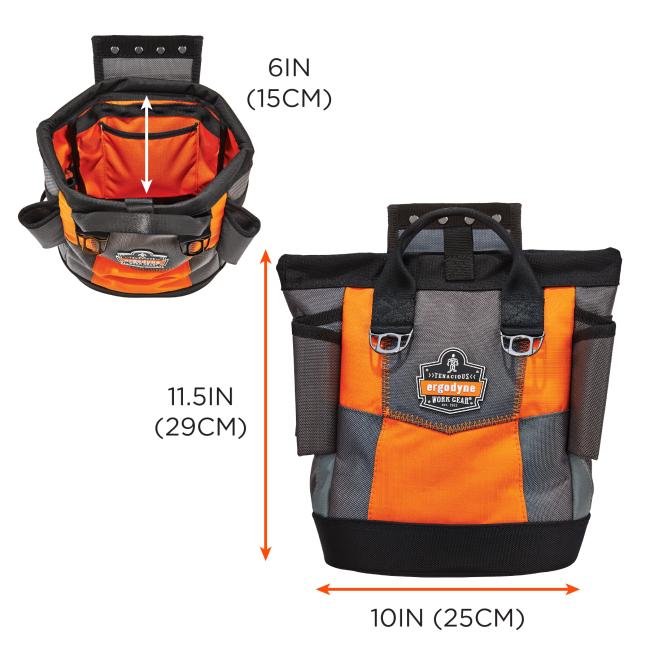 Topped Tool Pouch with Snap-Hinge Closure | Ergodyne