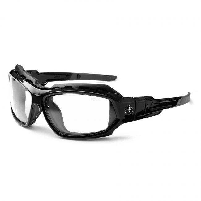 LOKI Clear Lens black Safety Glasses // Goggles image 4