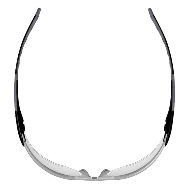 Overhead view of Saga anti-scratch and enhanced anti-fog safety glasses