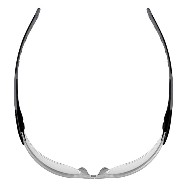 Overhead view of Saga anti-scratch and enhanced anti-fog safety glasses