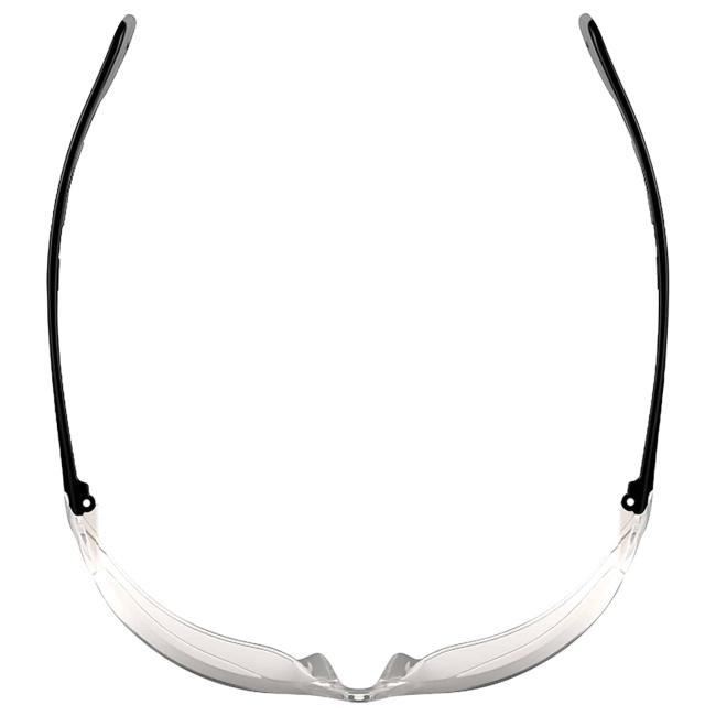 Overhead view of Vali anti-scratch and enhanced anti-fog safety glasses