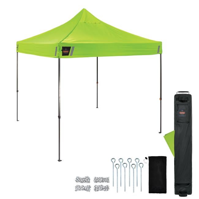 SHAX 6002 Heavy-Duty Pop-Up Tent - 10ft x 10ft | Ergodyne
