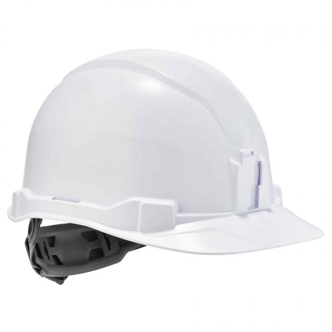 three quarter view of hard hat