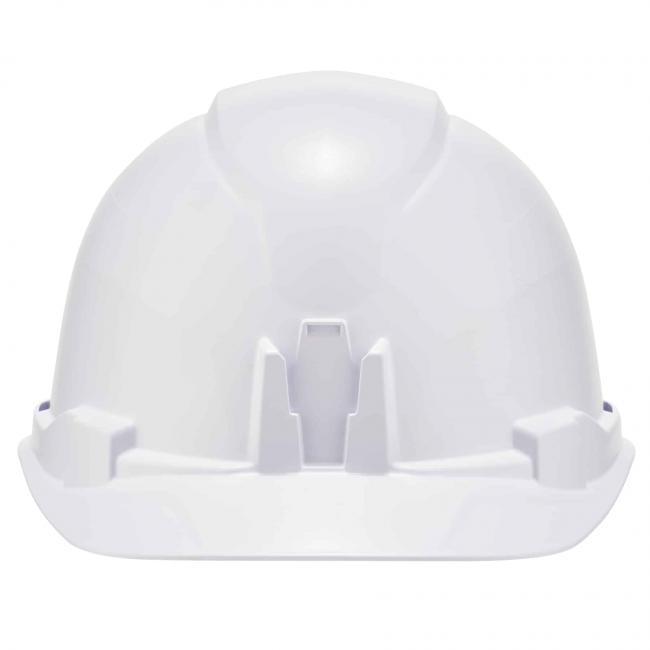 front of hard hat 
