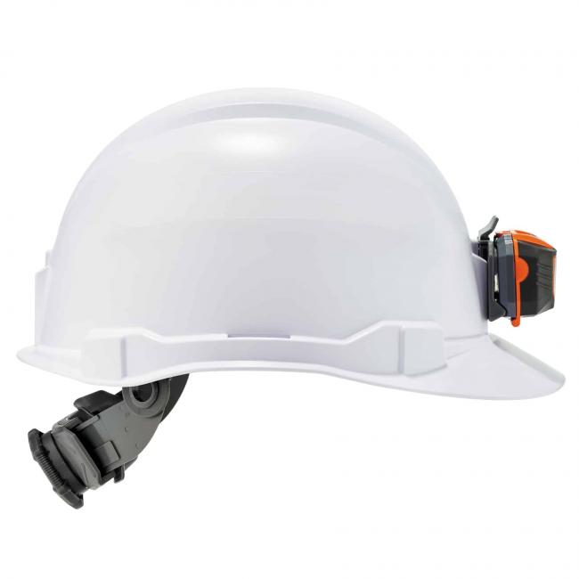 side of hard hat