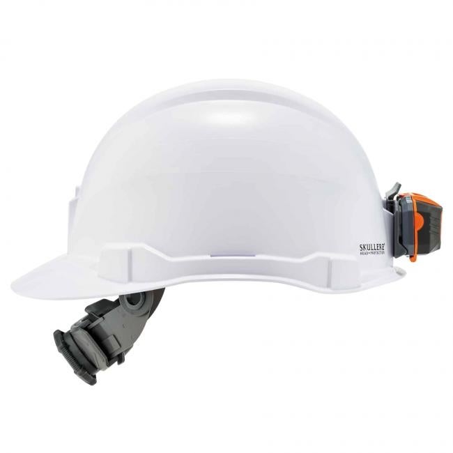 Class E Cap-Style Hard Hat + LED Light with Ratchet