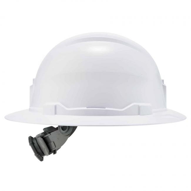 side of hard hat