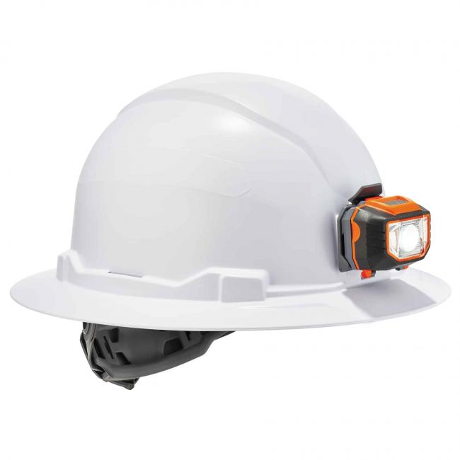 three quarter view of hard hat