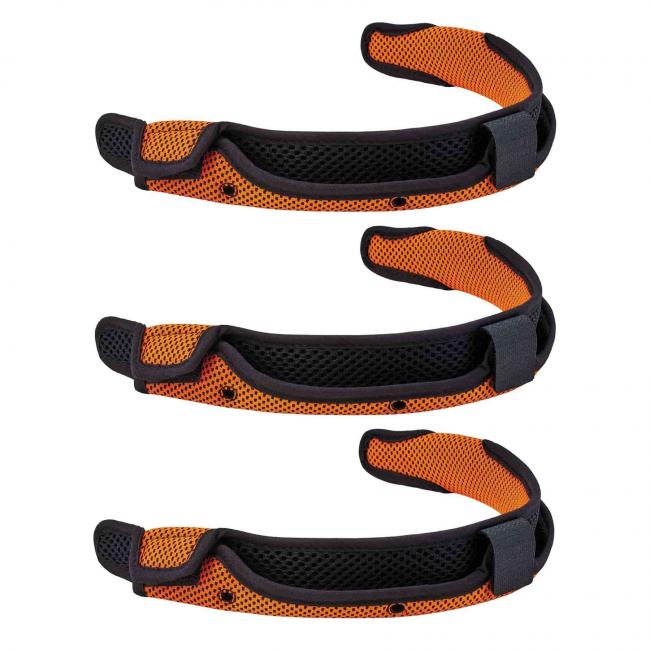 8984 Orange Hard Hat Replacement Sweatband 3-Pack image 1