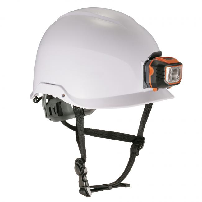 Front of safety helmet
