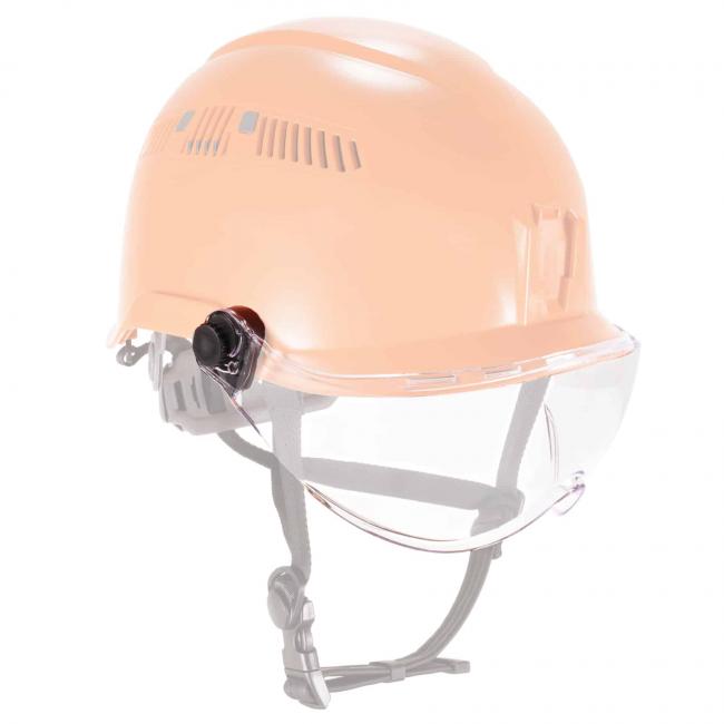 8991 safety helmet visor on safety helmet