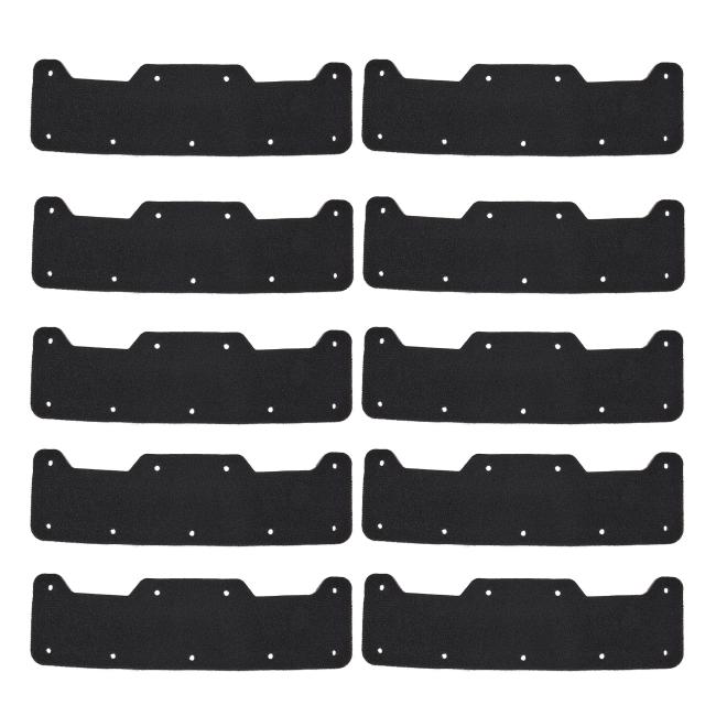 10-pack of hard shell bump cap sweatband replacements