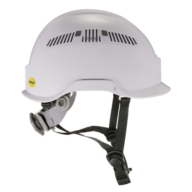 Side of safety helmet